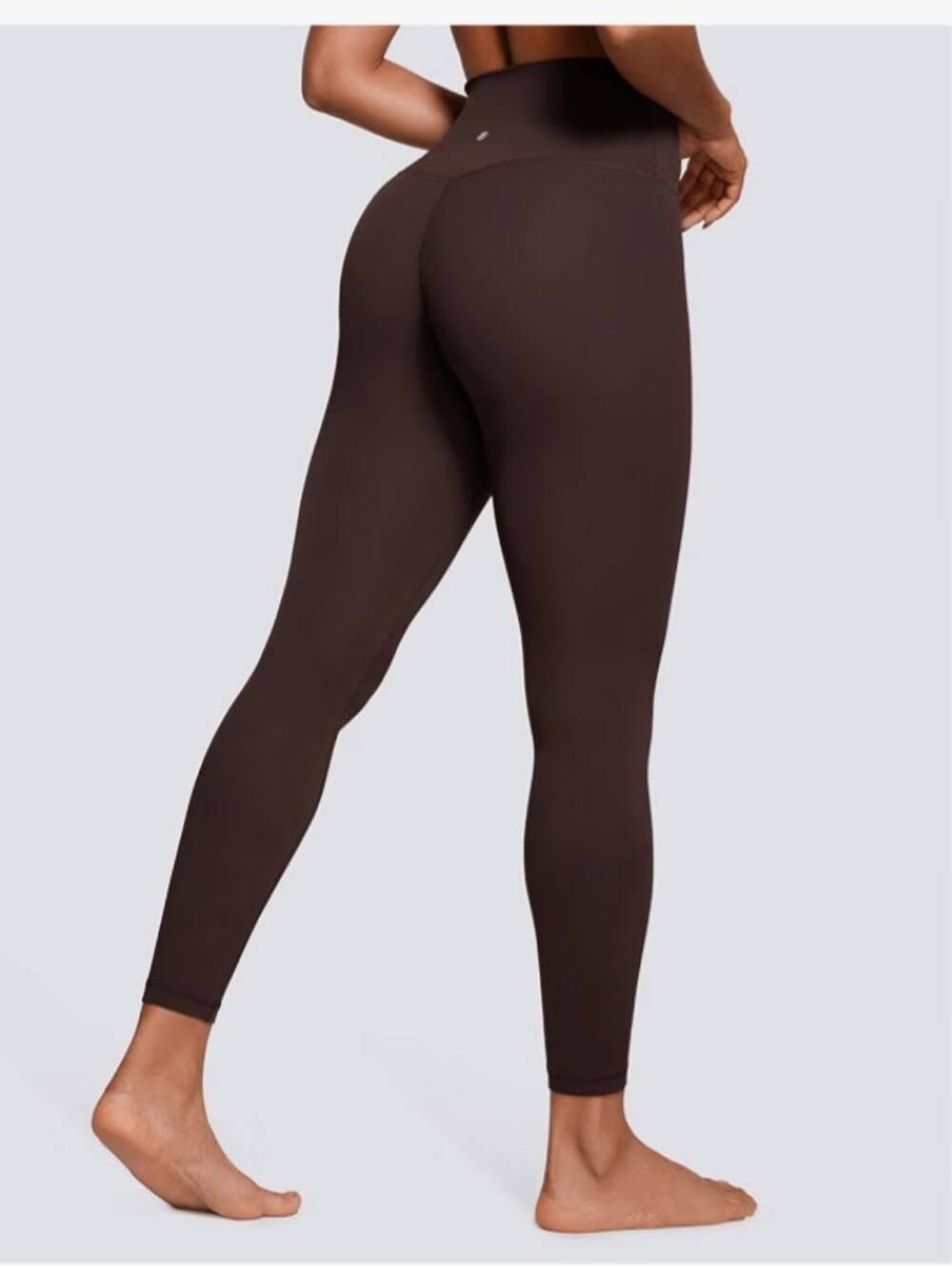 CRZ YOGA High-Waist Brown Performance Leggings Sz XS NWOT